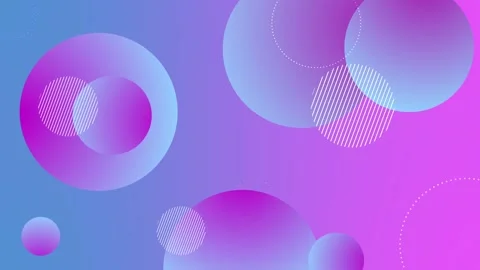 Abstract background with overlapping translucent circles gradient diagonal .. Stock Footage 337072115