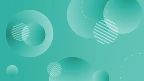 Abstract background with overlapping translucent circles gradient diagonal .. Stock Footage 337072145