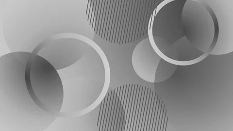 Abstract background with overlapping translucent circles and diagonal strip.. Stock Footage 337073047