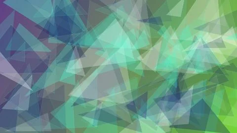 Abstract Background with Overlapping Translucent Geometric Triangles in Gre.. Иллюстрация