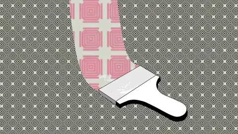 Abstract background with paint brush Video stock 304415924