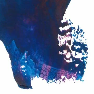 Abstract background. Paint brush strokes with rough edges. Color brush illust Stock Illustration