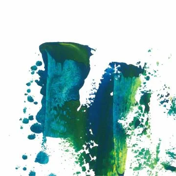 Abstract background. Paint brush strokes with rough edges. Color brush illust Stock Illustration