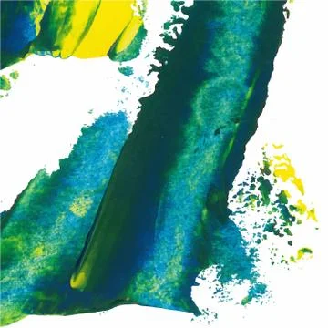 Abstract background. Paint brush strokes with rough edges. Color brush illust Stock Illustration
