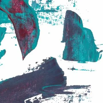 Abstract background. Paint brush strokes with rough edges. Color brush illust Stock Illustration