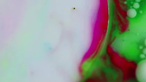 Abstract background paint bubbles oil surface Stock Footage 262398735