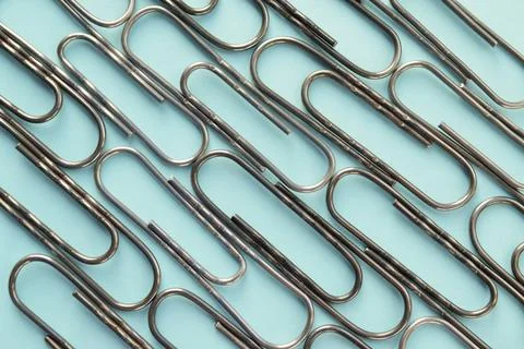 Abstract background with paper clips Stock Photos