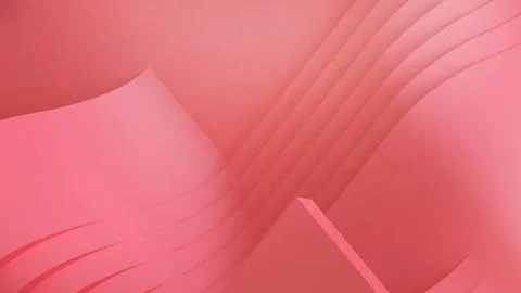 Abstract Background. Paper Cut idea Futuristic pattern and Development on red Illustration