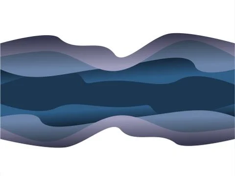 Abstract background paper cut Stock Illustration
