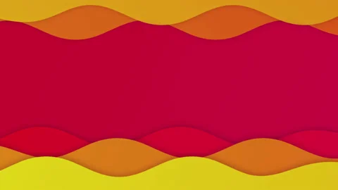 Abstract background in paper cut style. waves with copy space for banner Video stock 144732439