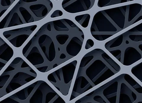 Abstract background in paper cut style. 3d realistic backdrop with cut out Stock Illustration