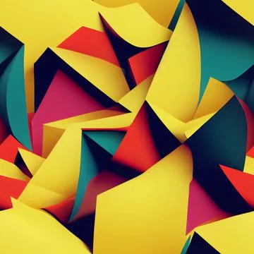Abstract background paper with triangles shape Stock Illustration