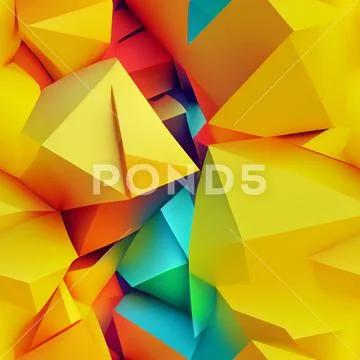 Abstract background paper with triangles shape Stock-Illustration