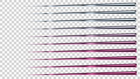 Abstract background with parallel wavy lines in pink and purple hues transparent Illustrazione stock