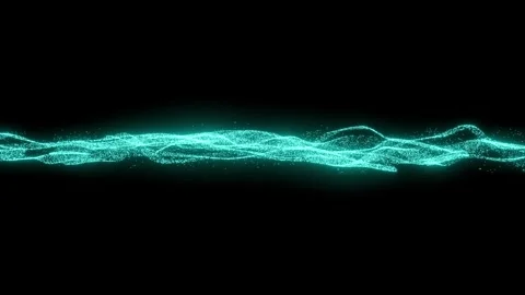 Abstract background. Particle animation seamless loop and RGB light. Vídeo Stock 265125510