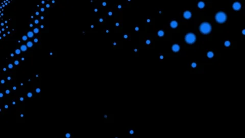 Abstract background, particle field. Video loop. Vídeo Stock 94414890