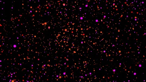 Abstract background, particle field. Video loop. Vídeo Stock 94414938