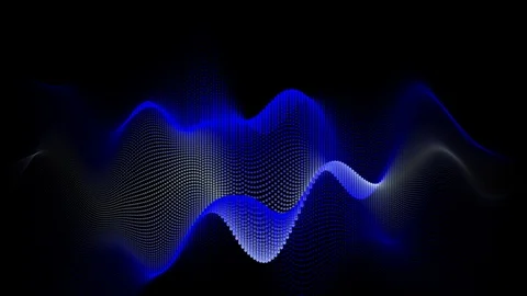 Abstract background, particle field. Video loop. Stock-Footage 94866205