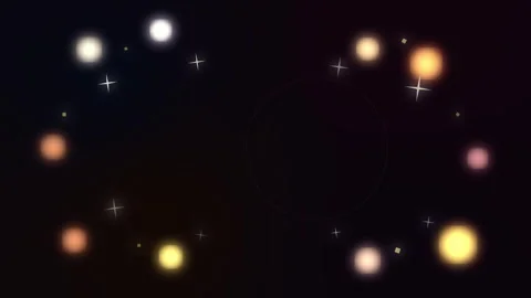 Abstract background with particle motion background. Colorful particles shin Stock Footage 345626971