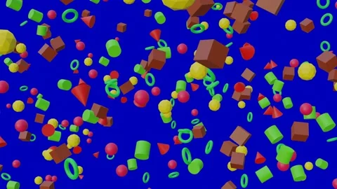 Abstract background in particle shape Stock Footage 203781492