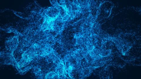 Abstract background of particles collision Stock Illustration