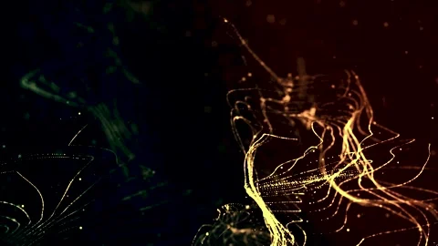 Abstract background of particles with depth of field and bokeh like vj loop Stock Footage 249059585