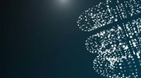 Abstract background with particles that form rings Abstract background wit... Stock Photos