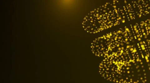 Abstract background with particles that form rings Abstract background wit... Stock Photos