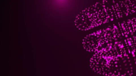 Abstract background with particles that form rings Abstract background wit... Stock Photos