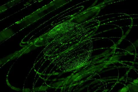 Abstract background with particles Stock Illustration