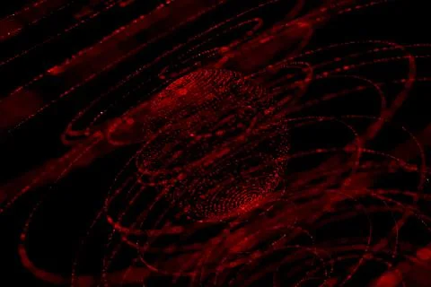 Abstract background with particles Stock Illustration