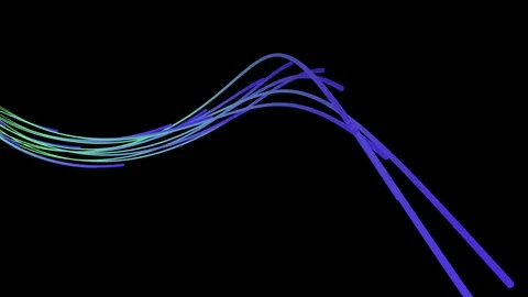 Abstract background particles of optical fiber Stock Footage 109404569