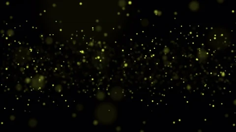 Abstract background particles with shining green bokeh sparkles. 4K Stock Footage 71897276