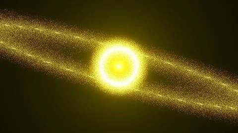 Abstract background with particles, Sphere and flares Abstract background ... Stock Photos