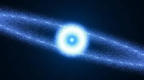 Abstract background with particles, Sphere and flares Abstract background ... Stock Photos
