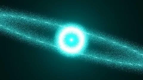 Abstract background with particles, Sphere and flares Abstract background ... Stock Photos
