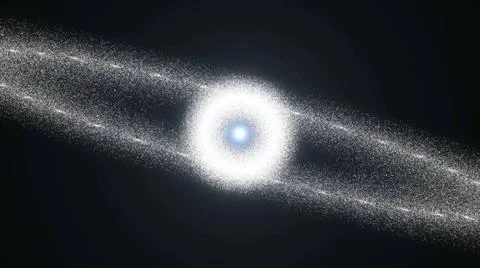 Abstract background with particles, Sphere and flares Abstract background ... Stock Photos