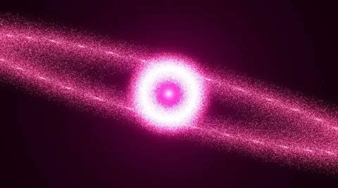 Abstract background with particles, Sphere and flares Abstract background ... Stock Photos