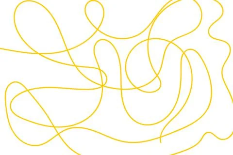 Abstract background with pasta or spaghetti. Spaghetti abstract geometric Stock Illustration
