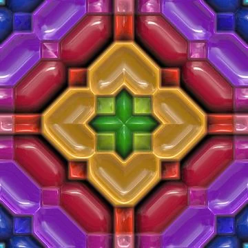 Abstract background pattern 3d effect seamless background wallpaper plasti... Stock Photos