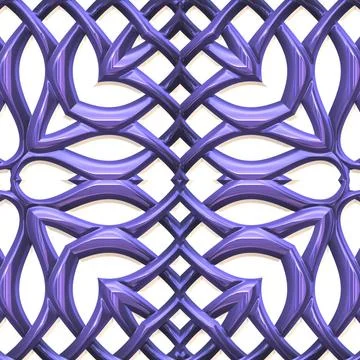 Abstract background pattern 3d effect seamless background wallpaper metal ... 写真素材