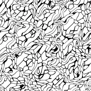Abstract background pattern in black and white Stock Illustration