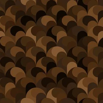 Abstract background, pattern with chocolate wavy swirls. Vector illustration 스톡 일러스트