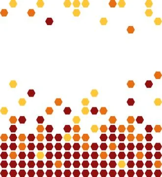 Abstract background pattern with circles. Red and orange dot on Stock Illustration