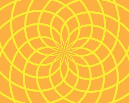 Abstract background. Pattern of color rays and ornament. Vector backdrop temp Stock Illustration