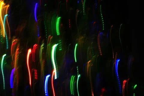 Abstract background with pattern from colorful traces of lights 写真素材