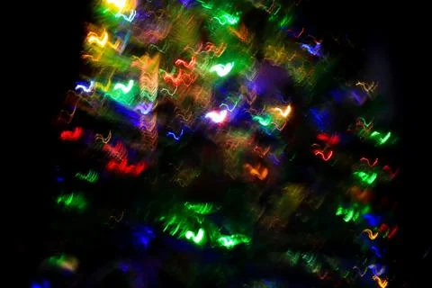 Abstract background with pattern from colorful traces of lights Stock Photos