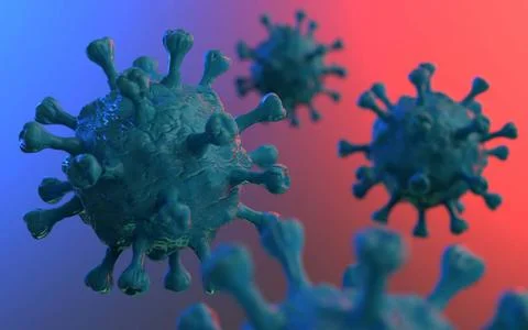 Abstract background pattern Coronavirus 2019-ncov flu particle infection. ... Stock Photos