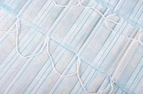 Abstract background pattern from face masks Stock Photos