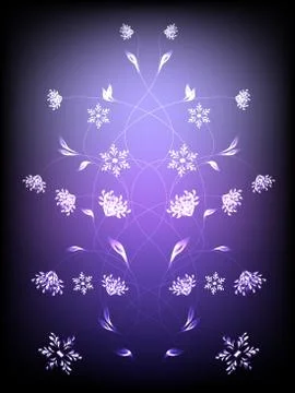 Abstract background with pattern of flowers. EPS10 vector illustration Illustrazione stock